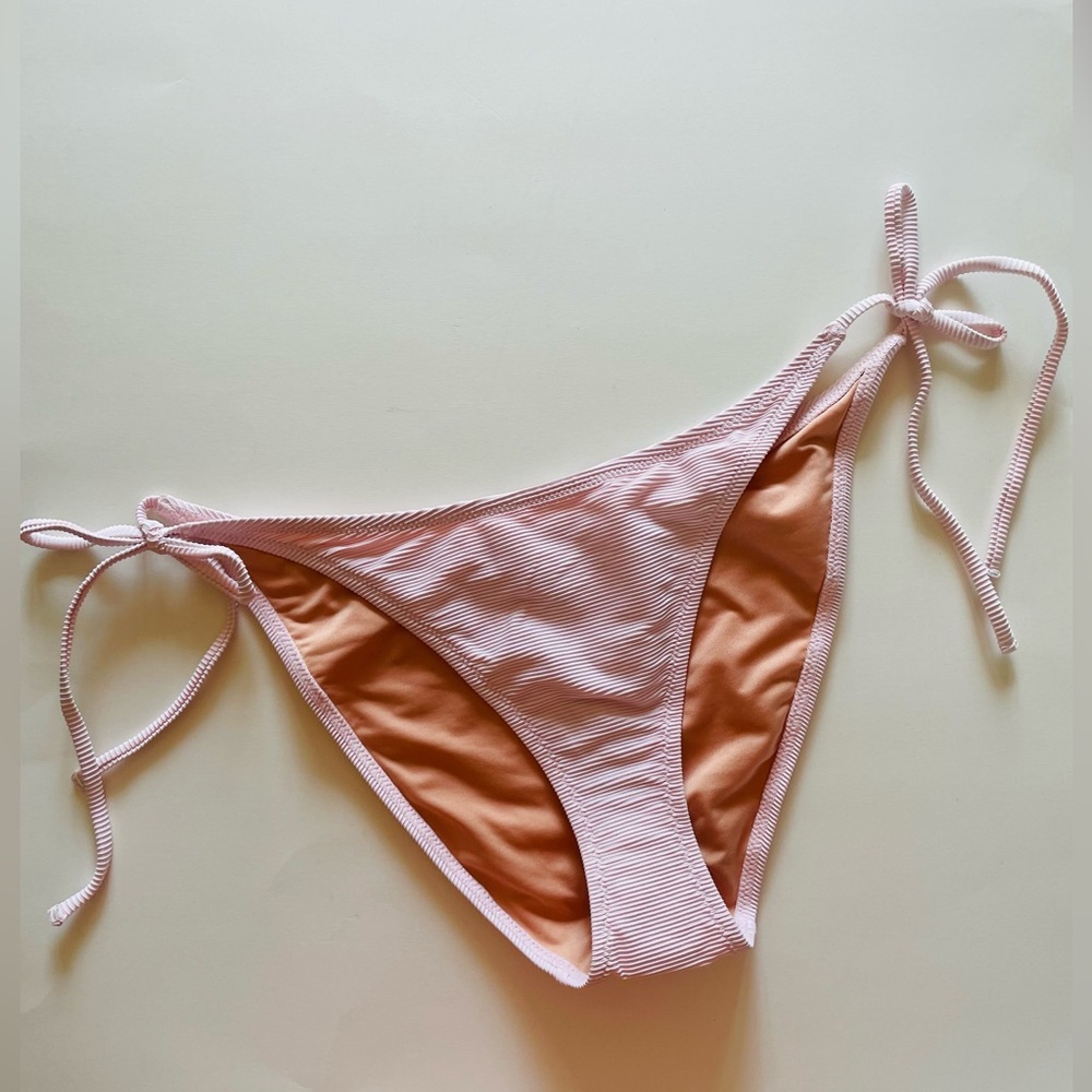 J. Crew Pink and Tan Bikini Bottom